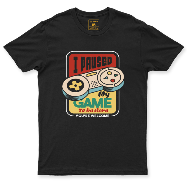 Drifit Shirt: Paused Game Retro