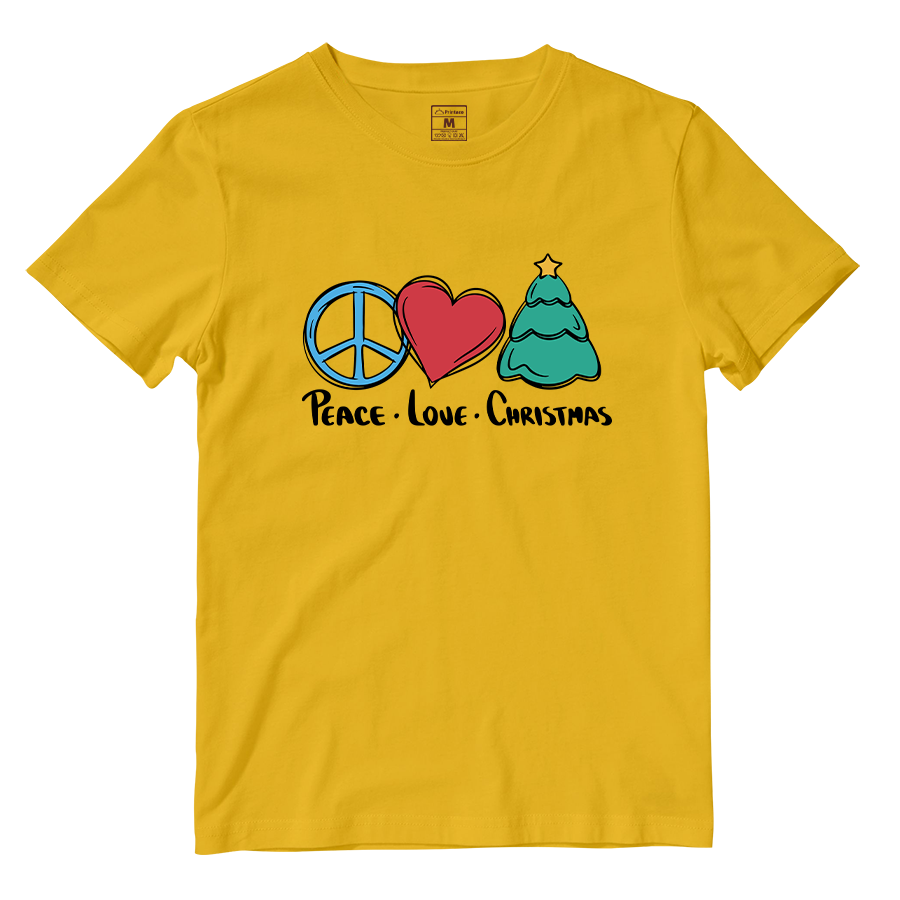 Cotton Shirt: Peace Love