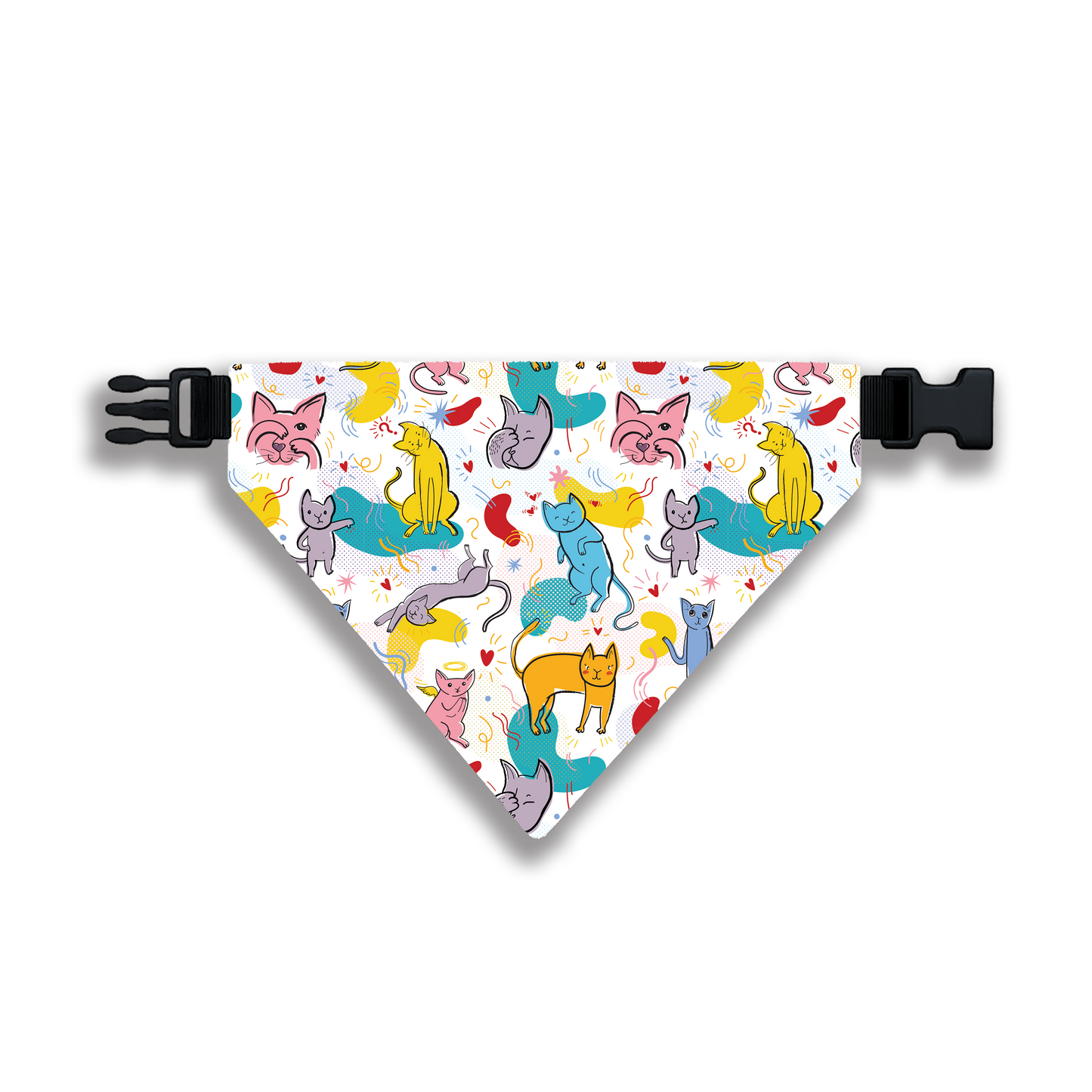 Pet Bandana: Cat Cartoon