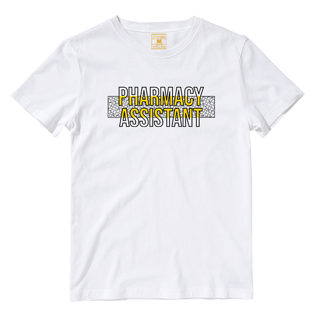 Cotton Shirt: Pharmacy Assistant Minimalist