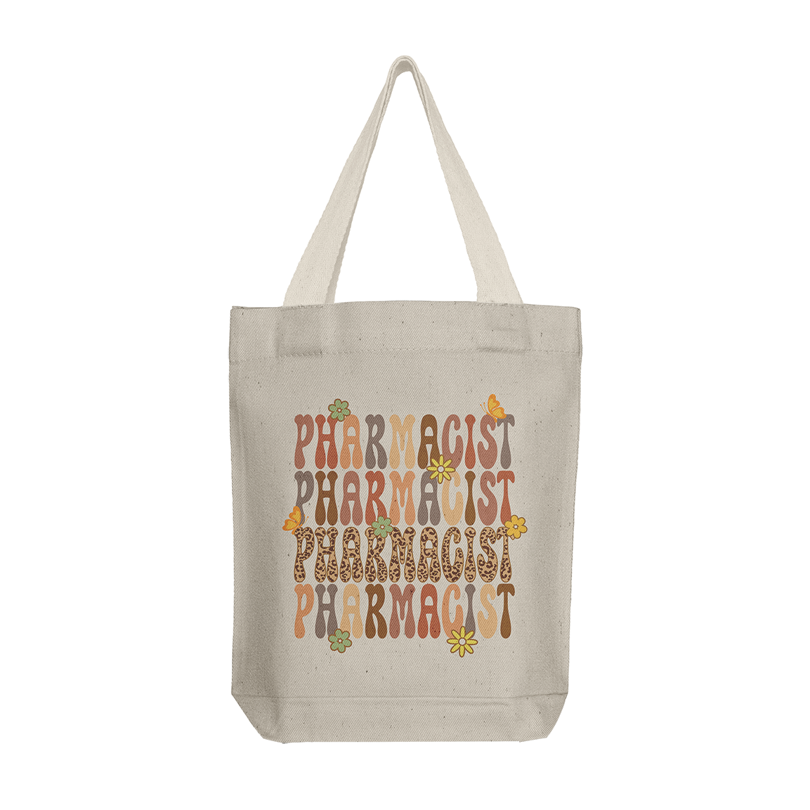 Tote Bag: Pharmacist Flowers