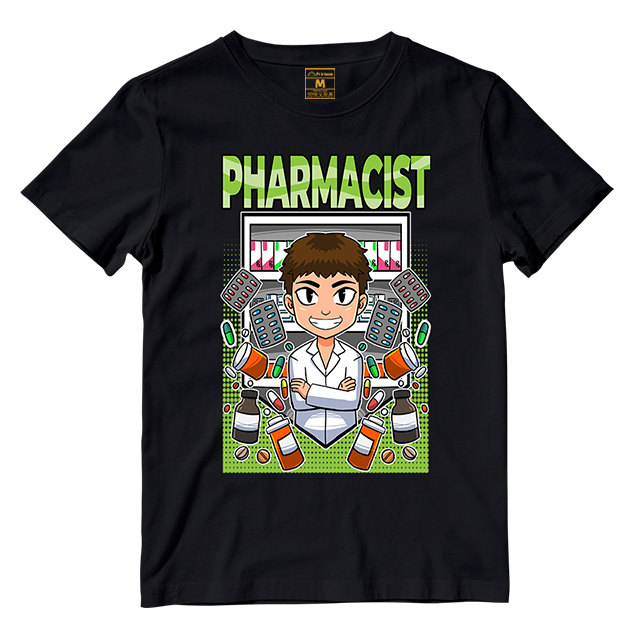 Cotton Shirt: Pharmacist Male Green