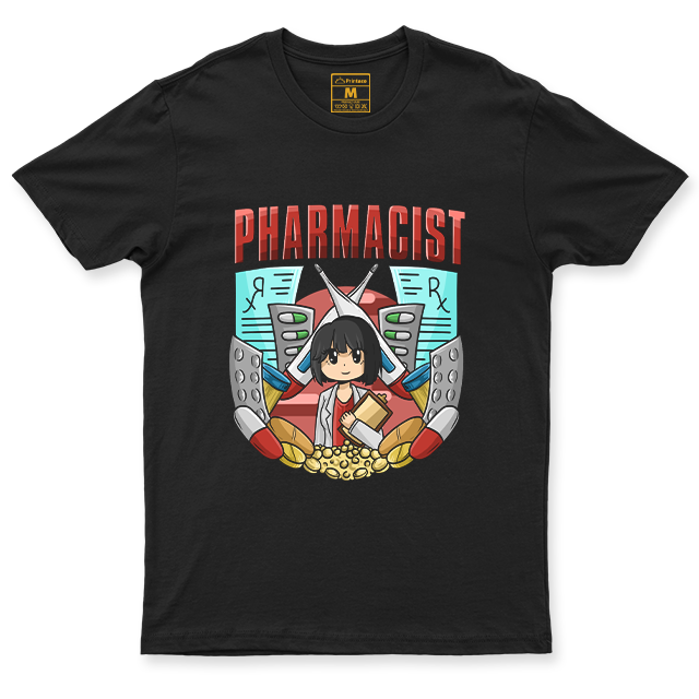 C. Spandex Shirt: Pharmacist Red Female