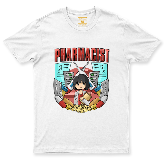 C. Spandex Shirt: Pharmacist Red Female