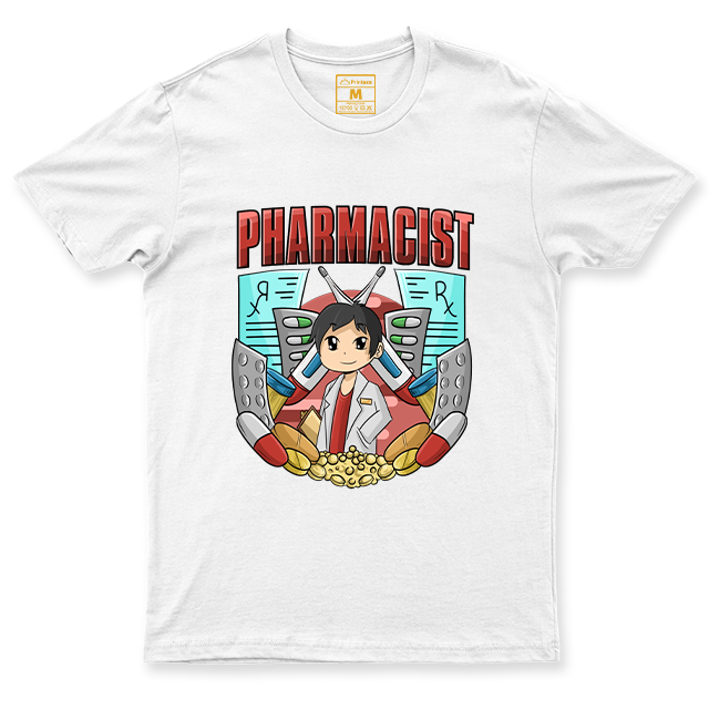 C. Spandex Shirt: Pharmacist Red Male
