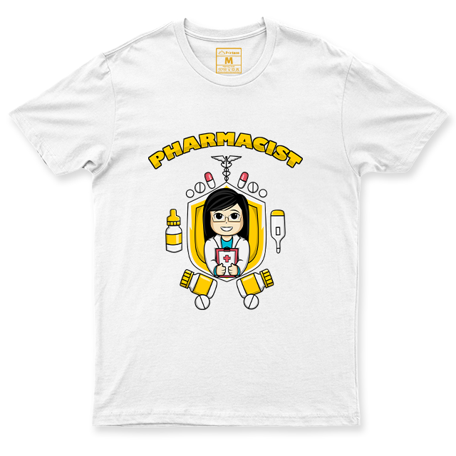 C. Spandex Shirt: Pharmacist Yellow Female