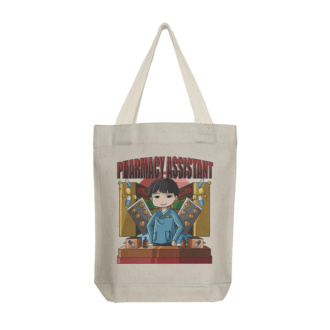 Tote Bag: Pharmacy Assistant Male