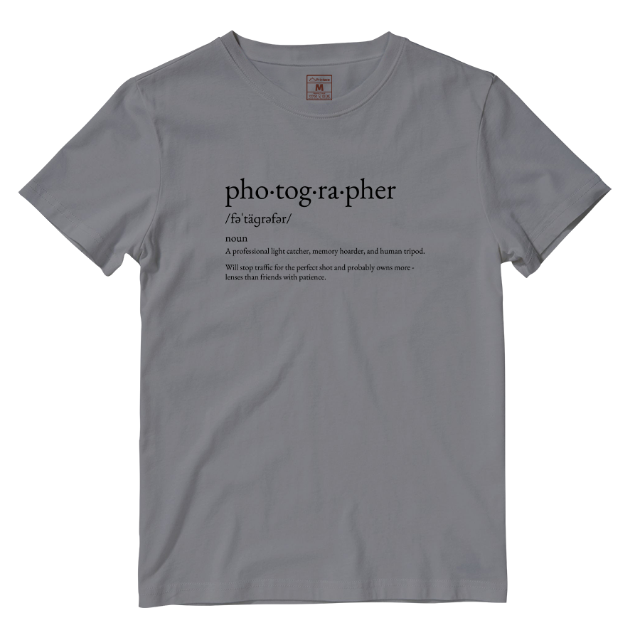 Cotton Shirt: Photographer Definition