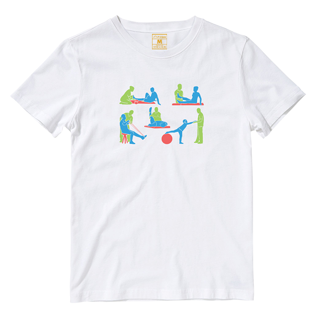 Cotton Shirt: Physical Therapist Silhouette