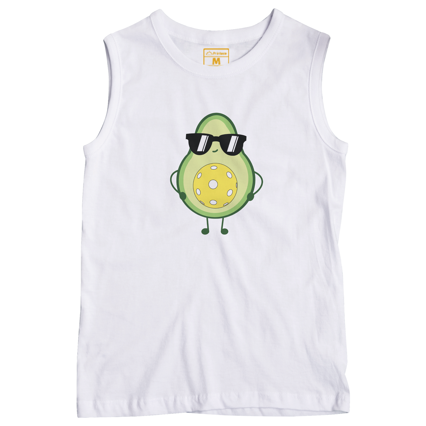 Sleeveless Drifit Shirt: Pickleball Avocado