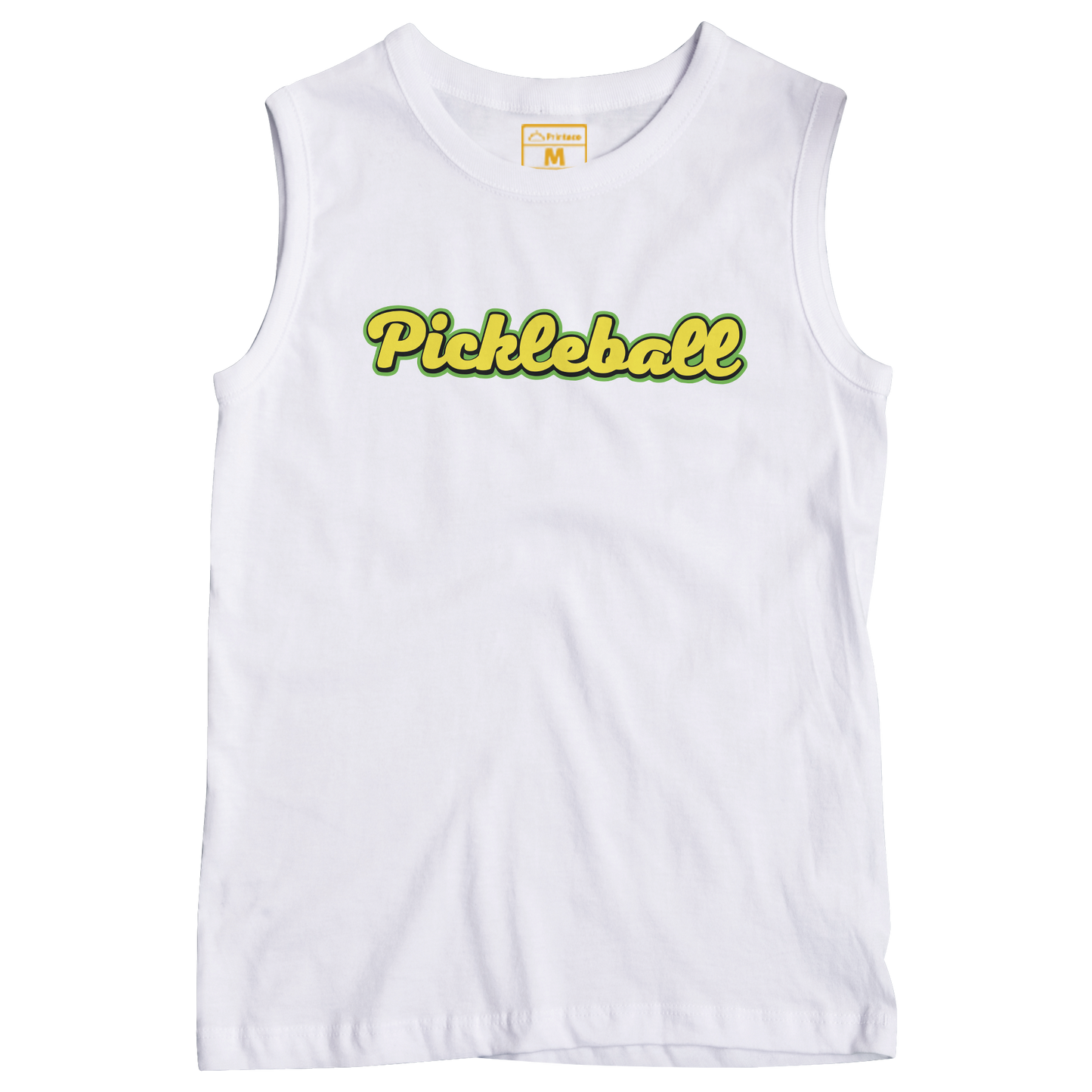 Sleeveless Drifit Shirt: Pickleball Cursive
