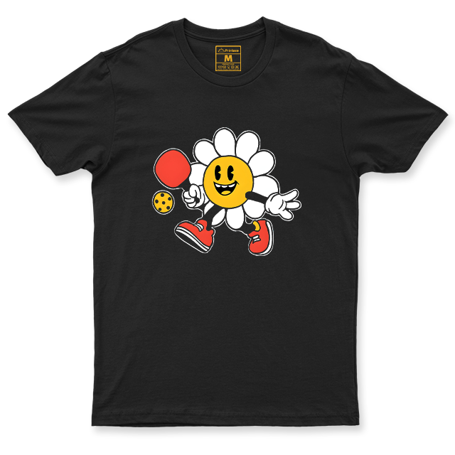 Drifit Shirt: Pickleball Flower Simple