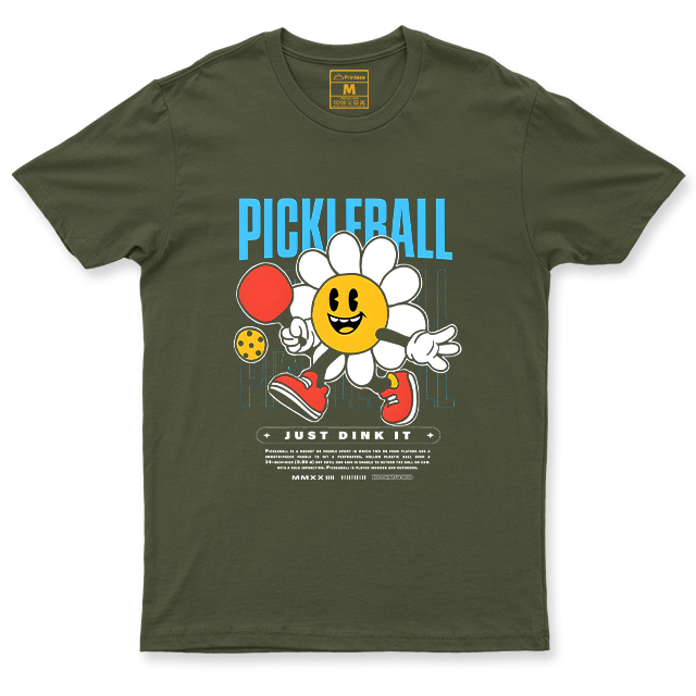 Drifit Shirt: Pickleball Flower
