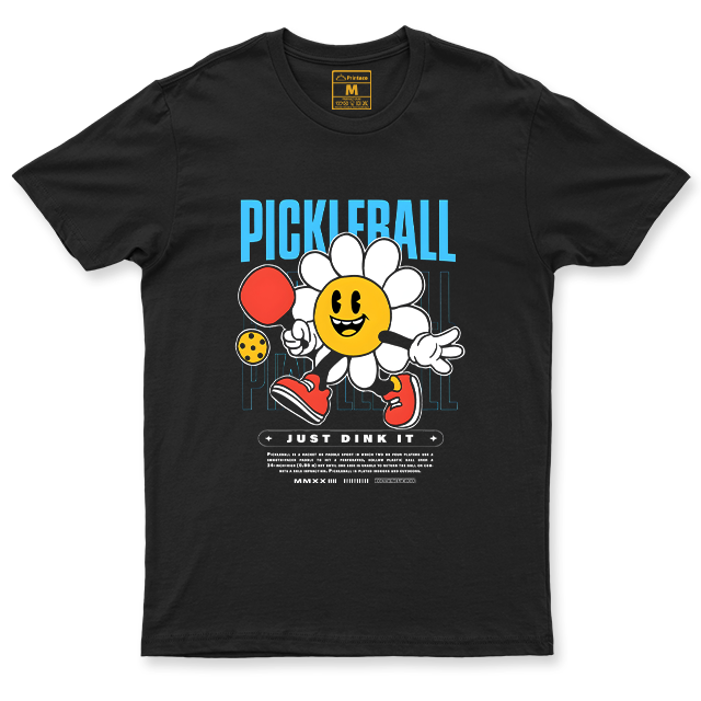 Drifit Shirt: Pickleball Flower