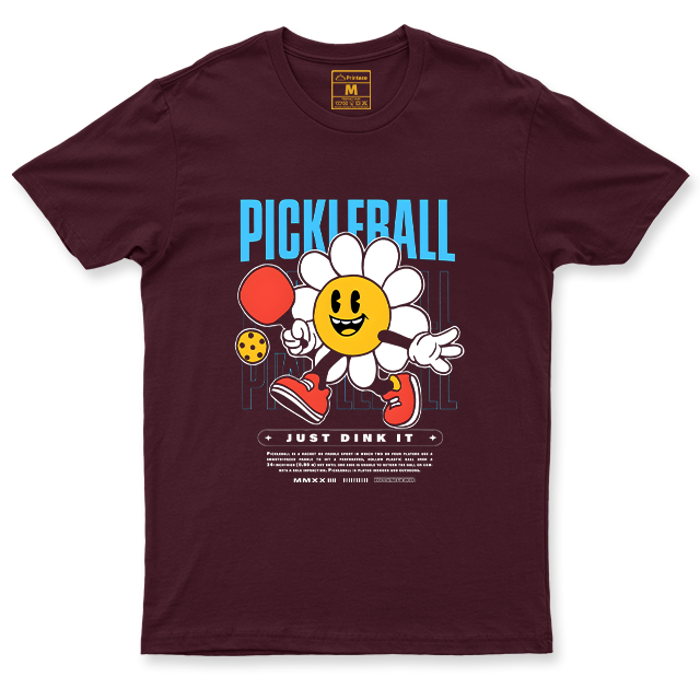 Drifit Shirt: Pickleball Flower