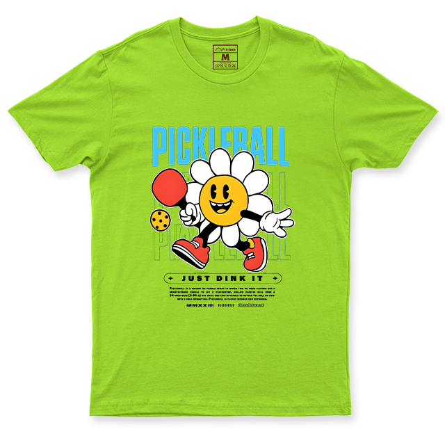 Drifit Shirt: Pickleball Flower