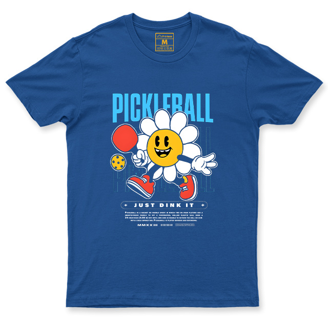 Drifit Shirt: Pickleball Flower