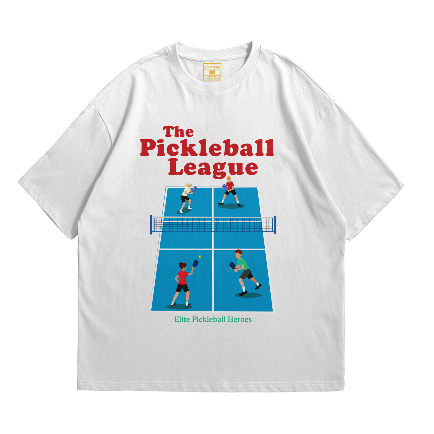 Premium Oversized Cotton Shirt: Pickleball League