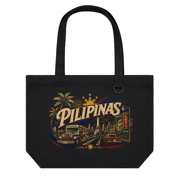 Landscape Tote Bag: Pilipinas Retro