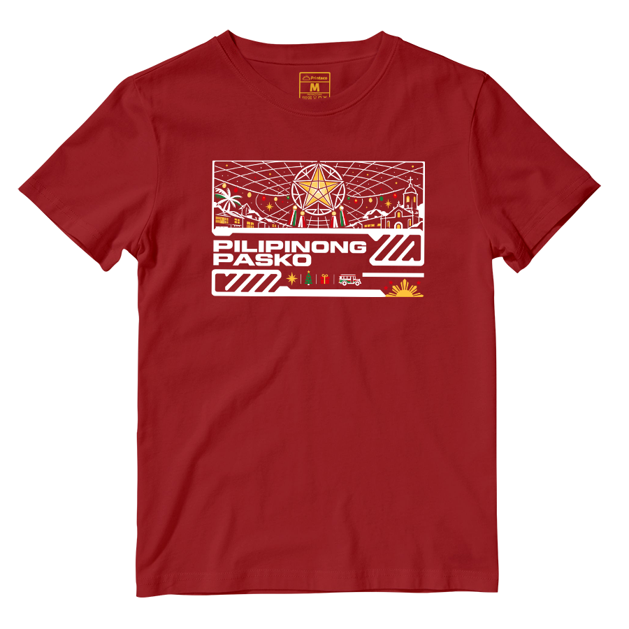 Cotton Shirt: Pilipinong Pasko Horizontal
