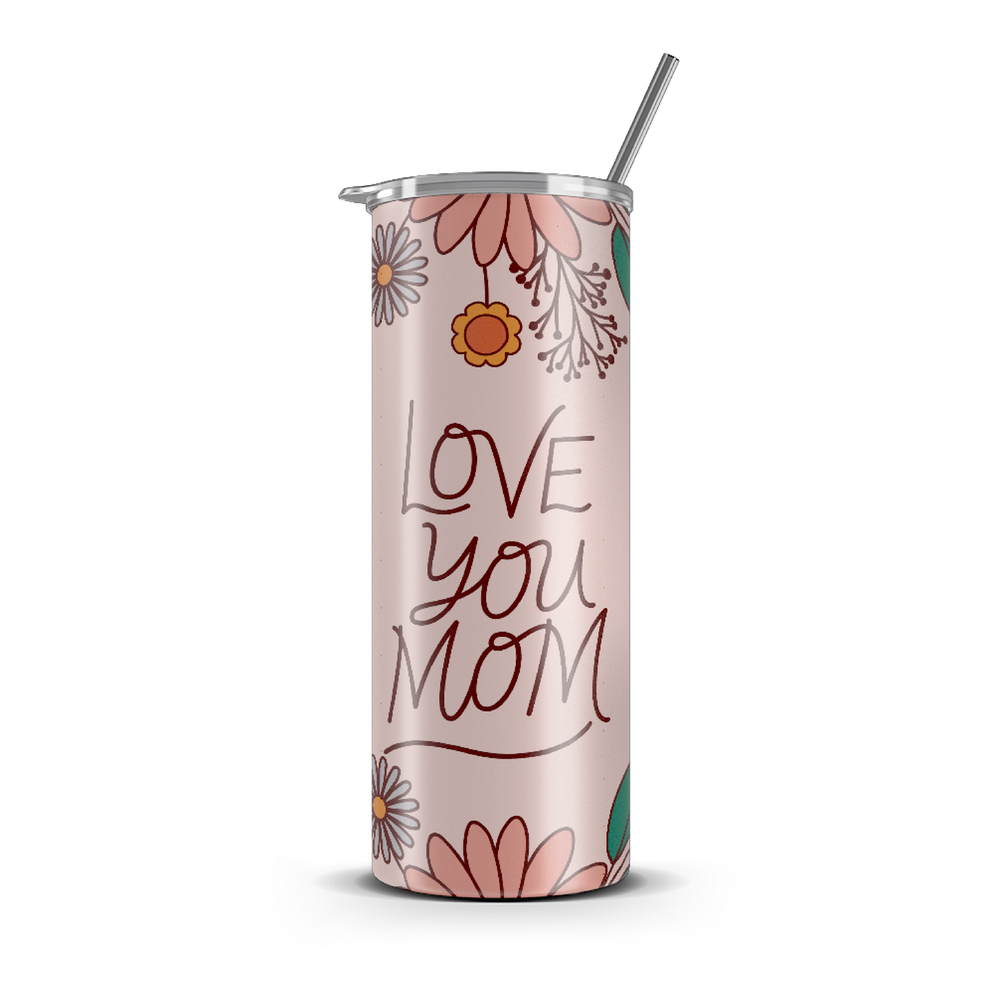 20oz. Slim Tumbler: Pink Love