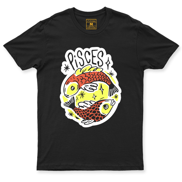 C.Spandex Shirt: Pisces Sticker