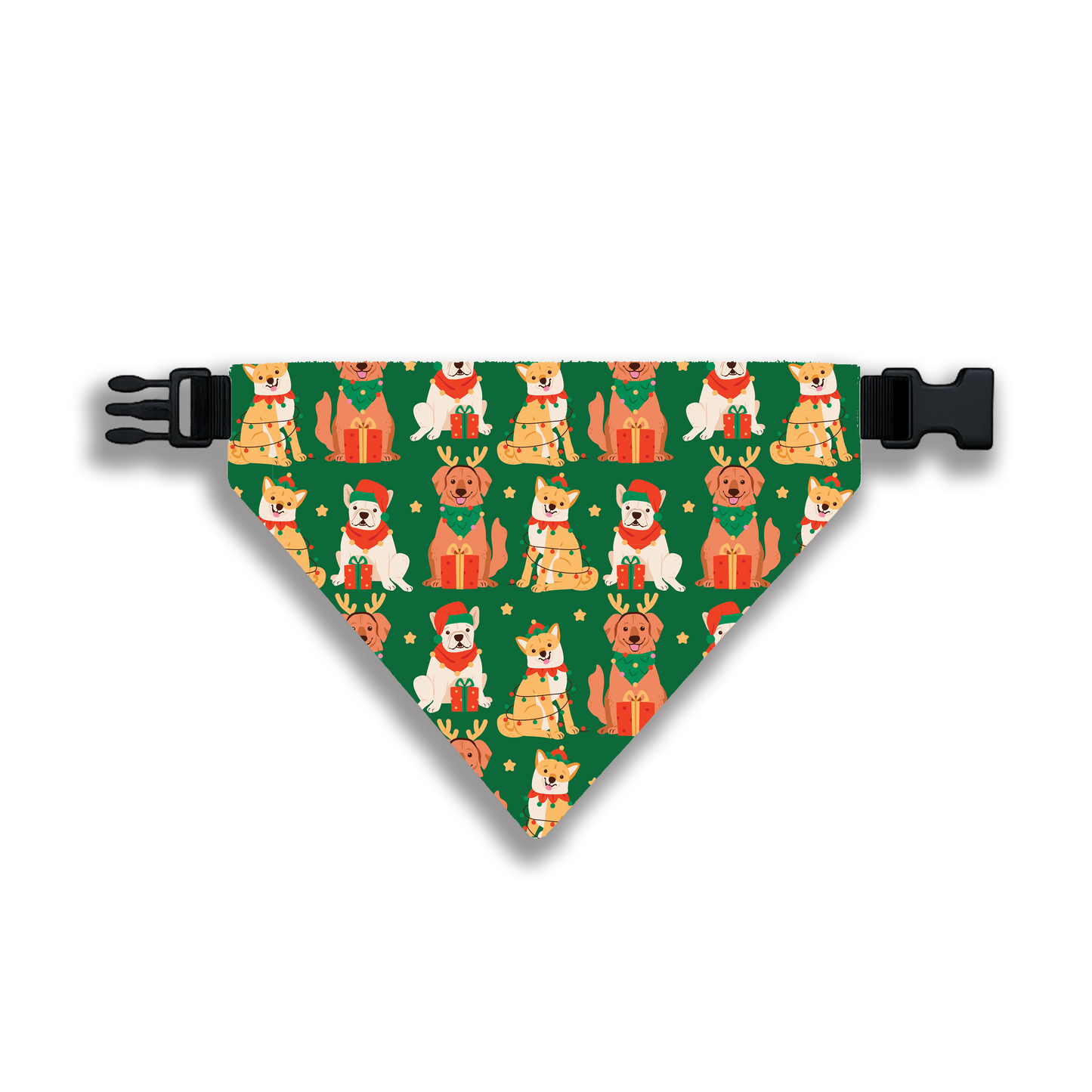 Pet Bandana: Playful Dogs