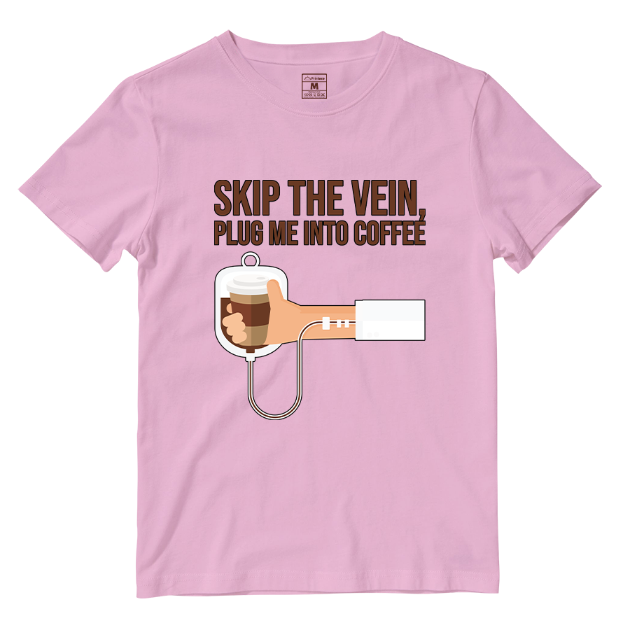 Cotton Shirt: Plug Me Into Coffee