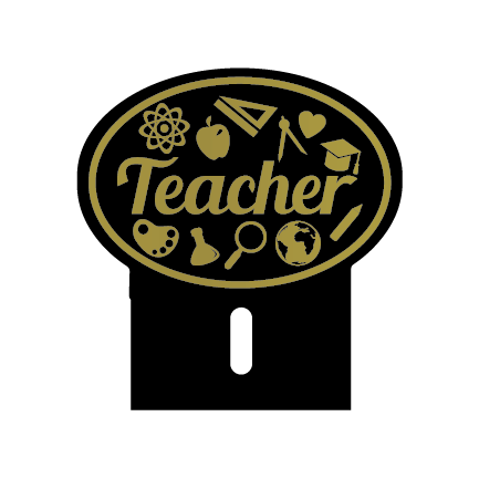 Acrylic Car Emblem: Professional Teacher Ver. 2