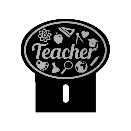 Acrylic Car Emblem: Professional Teacher Ver. 2