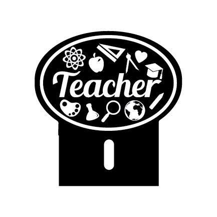 Acrylic Car Emblem: Professional Teacher Ver. 2