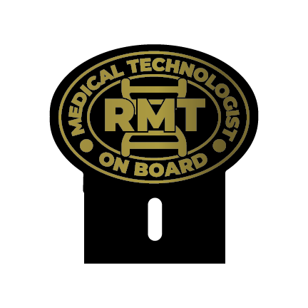 Acrylic Car Emblem: RMT Medical Technologist