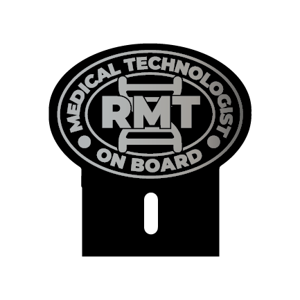 Acrylic Car Emblem: RMT Medical Technologist