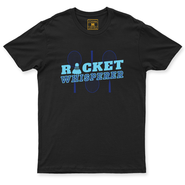 Drifit Shirt: Racket Whisperer Badminton