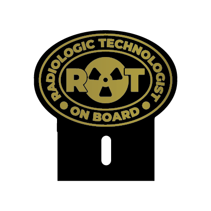 Acrylic Car Emblem: Radiologic Technologist RT