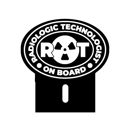 Acrylic Car Emblem: Radiologic Technologist RT