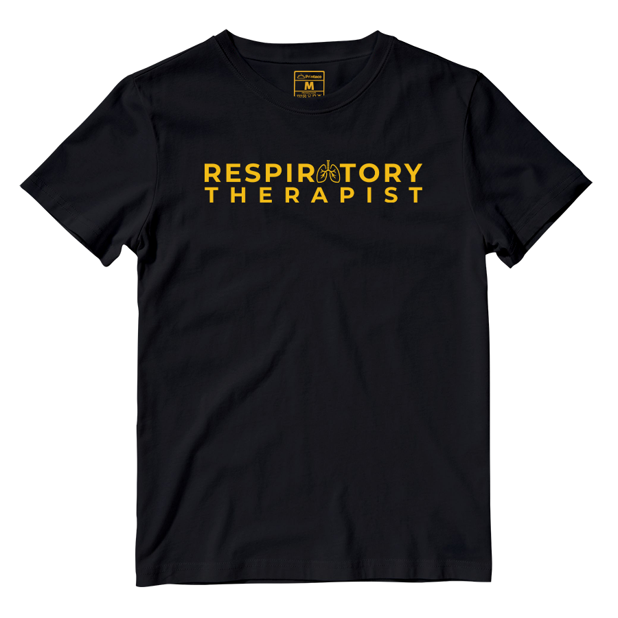 Cotton Shirt: Respiratory Therapist Yellow