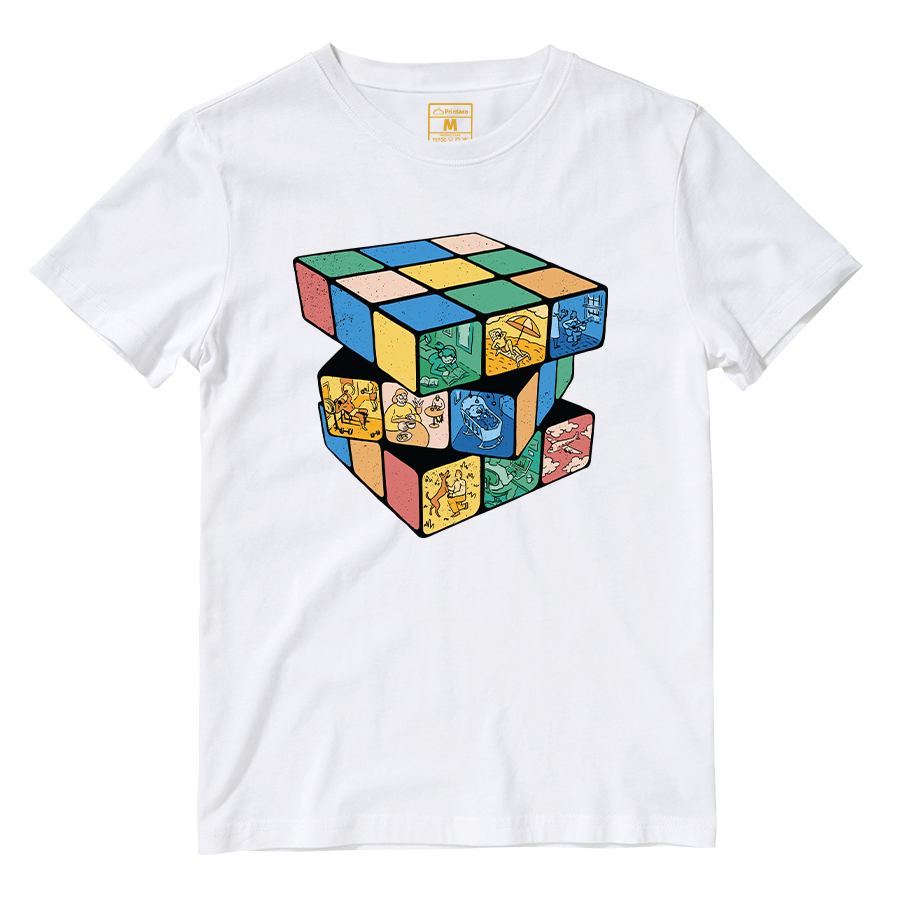 Cotton Shirt: Rubik's Life