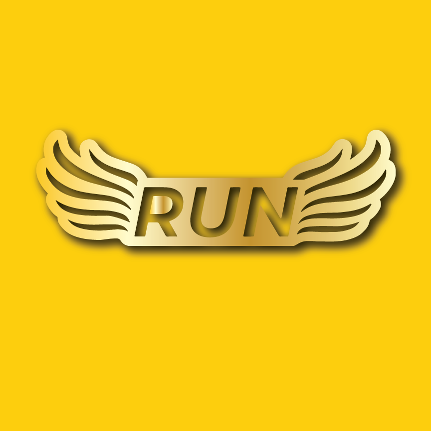Vehicle Sticker: Run Wings