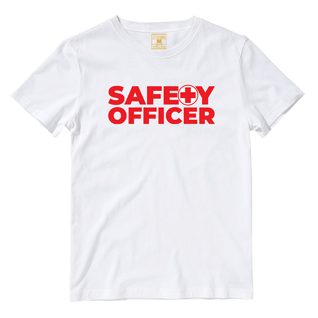 Cotton Shirt: Safety Officer Minimalist