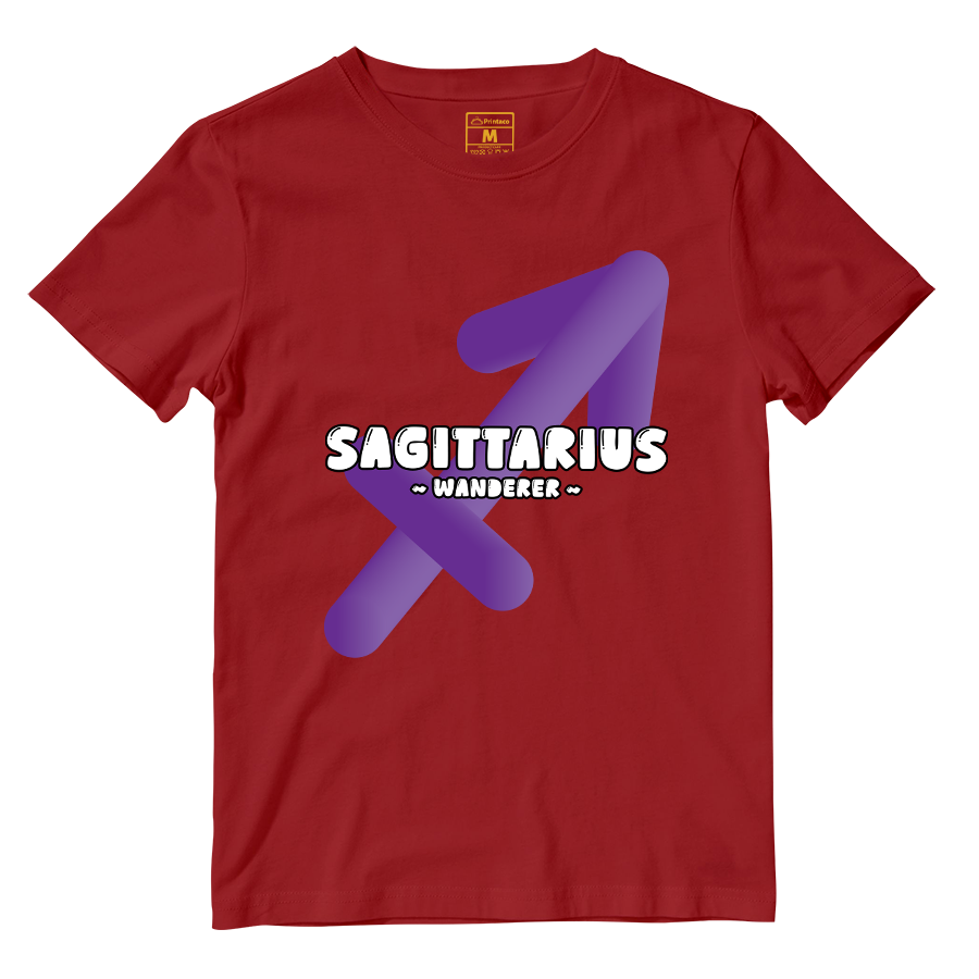 Cotton Shirt: Sagittarius Bubble