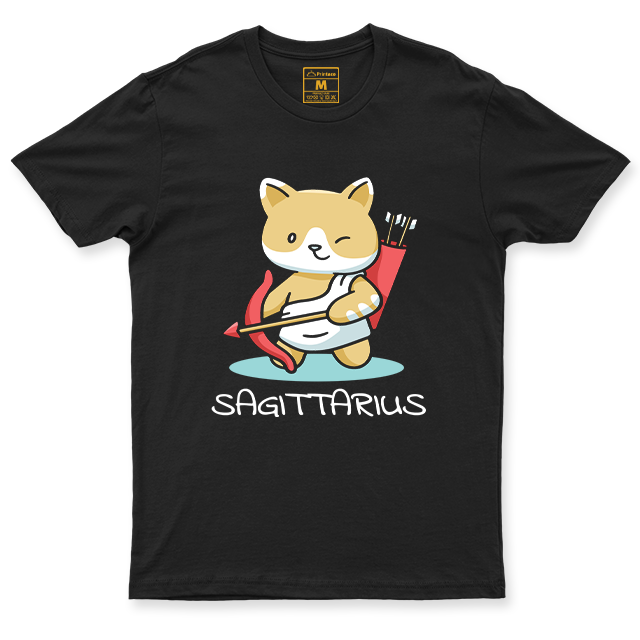 C.Spandex Shirt: Sagittarius Cat