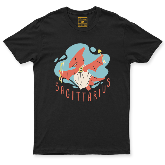 C.Spandex Shirt: Sagittarius Dinosaur