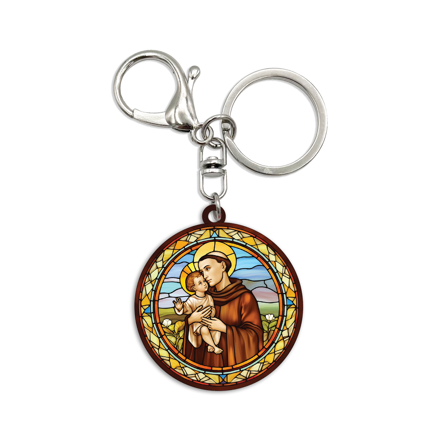 Acrylic Bag Charm: Saint Anthony