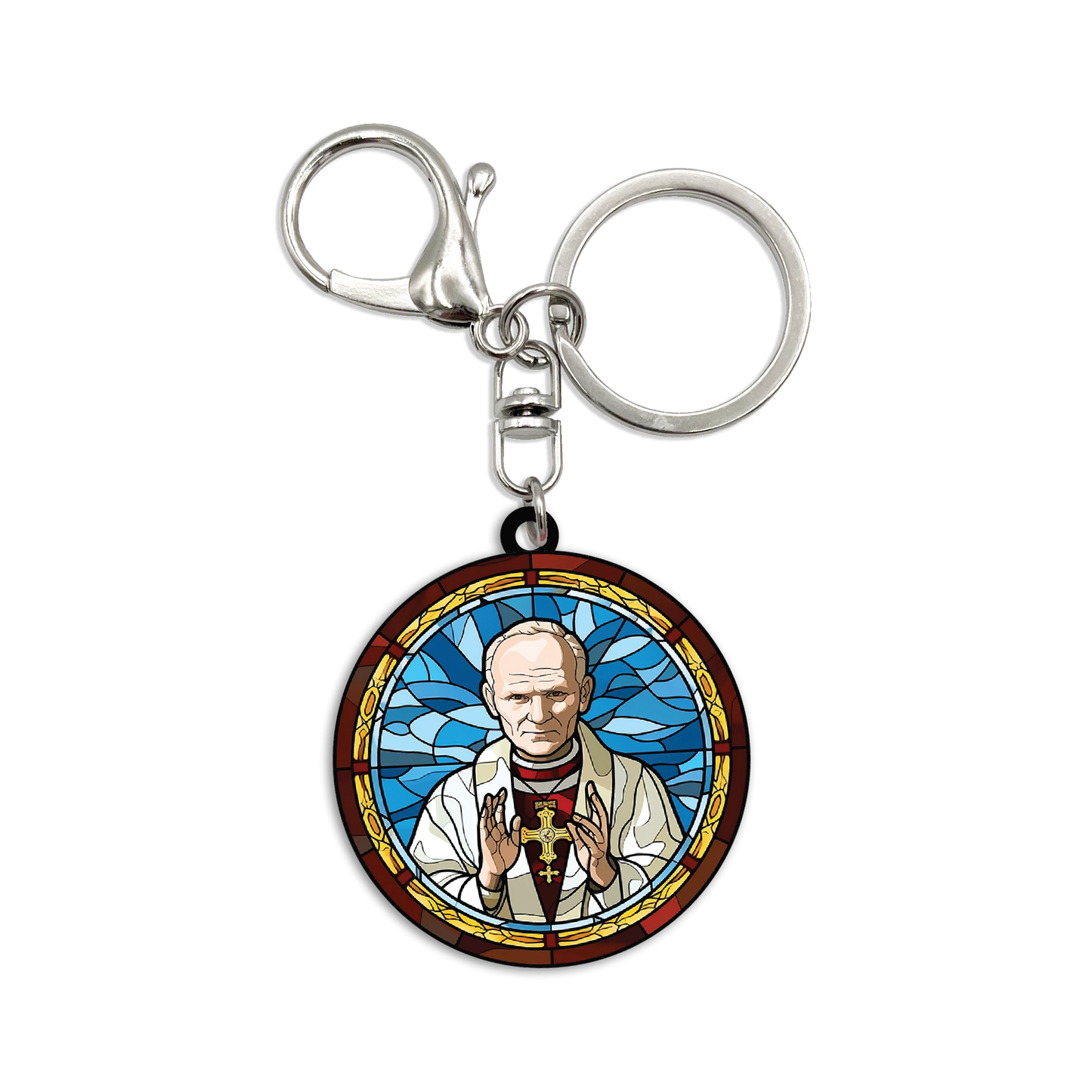 Acrylic Bag Charm: Saint John Paul II