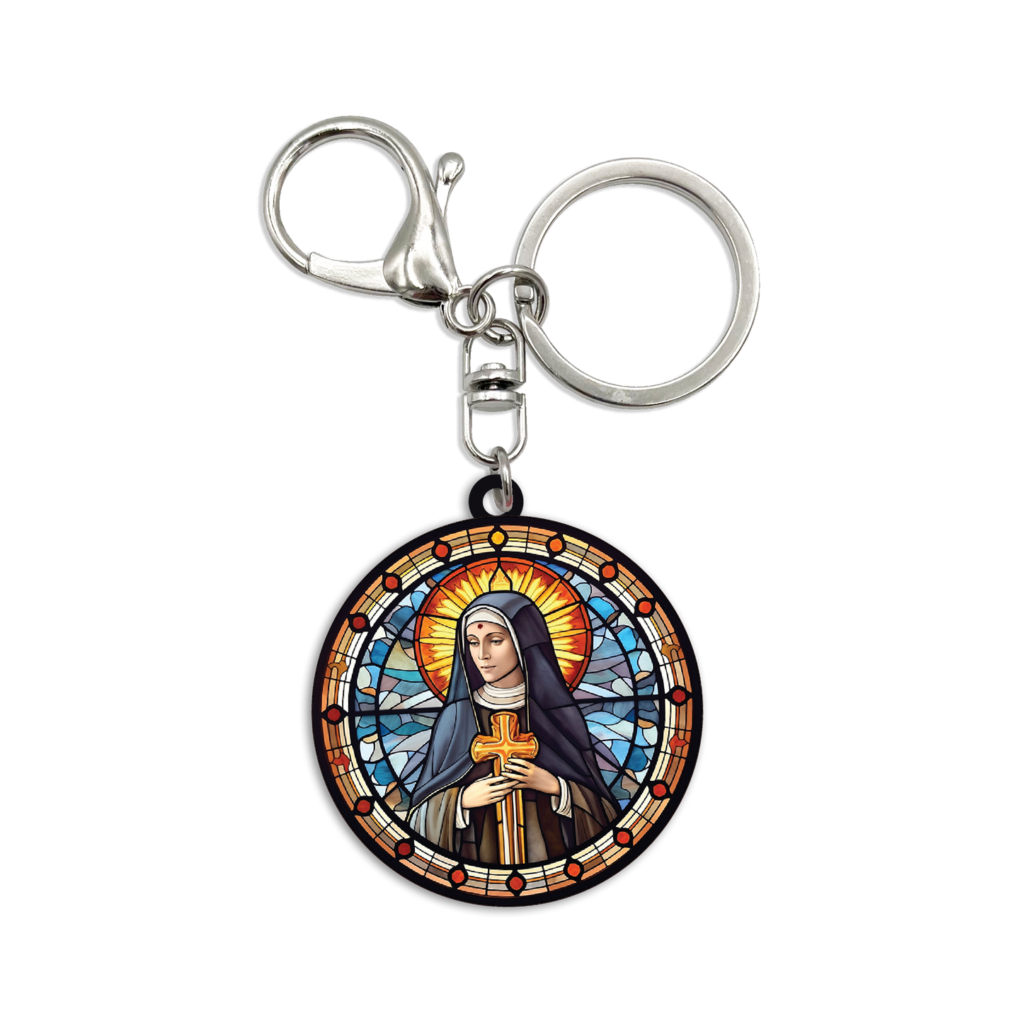 Acrylic Bag Charm: Saint Rita