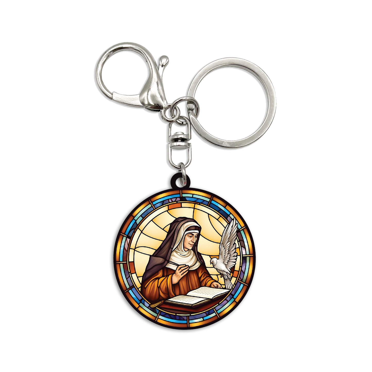 Acrylic Bag Charm: Saint Teresa of Avila