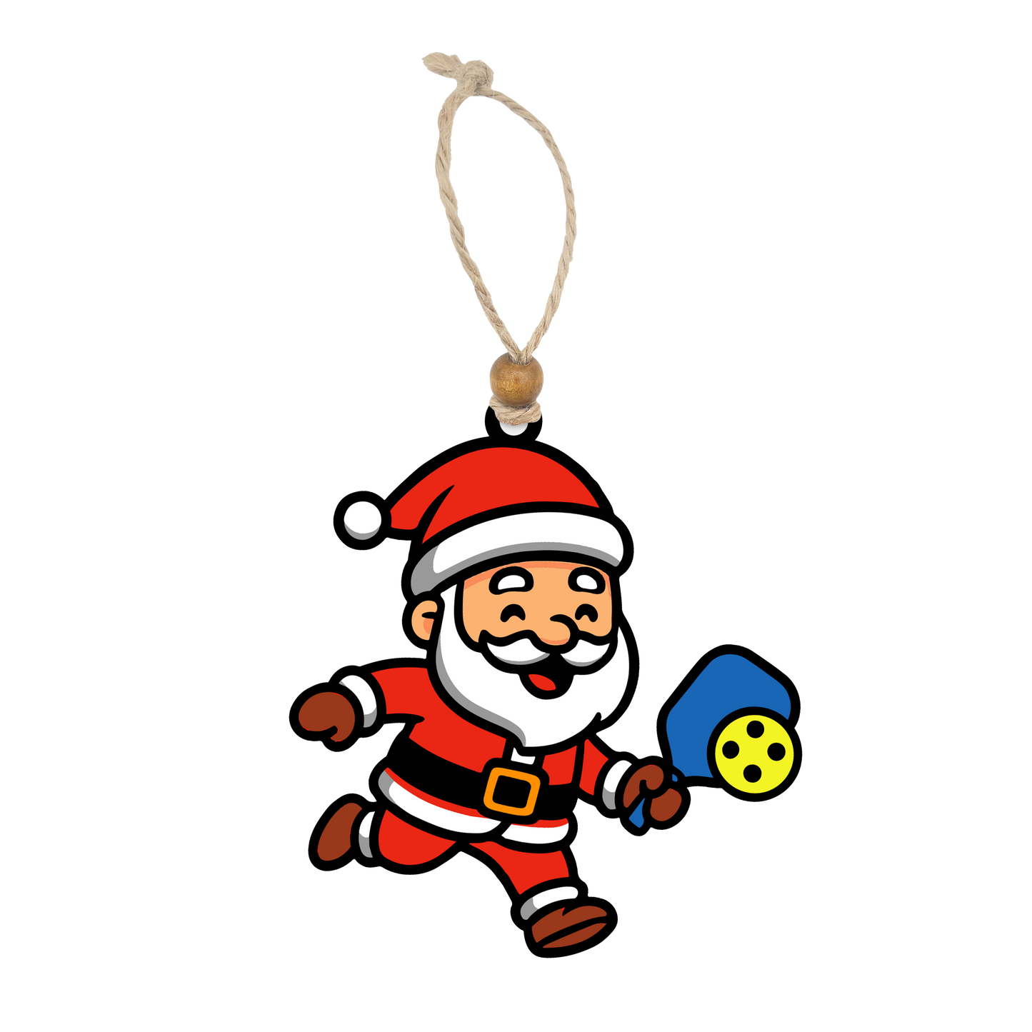 Acrylic Christmas Ornament: Pickleball Set