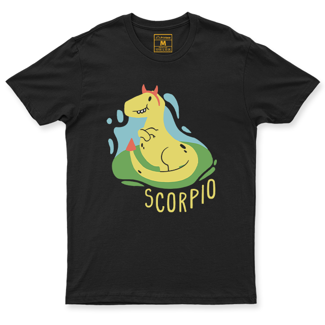 C.Spandex Shirt: Scorpio Dinosaur