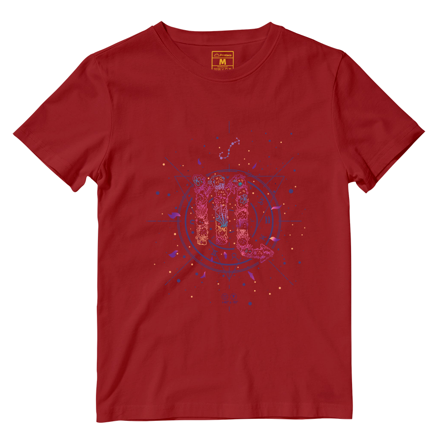 Cotton Shirt: Scorpio Floral